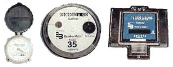 Village of Montgomery Water & Sewer meter example